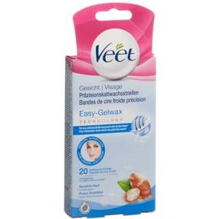 Veet Kaltwachsstreif Gesicht Sens Haut 10x 2 штуки