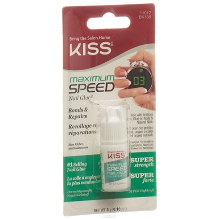 KISS MAXIMUM SPEED NAIL GLUE