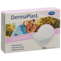 DermaPlast Gazekompressen 8x12см 80 штук