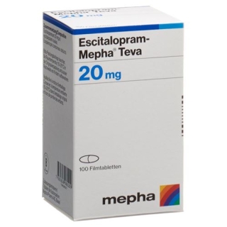 ESCITALOPRAM MEPHA TEVA 20MG