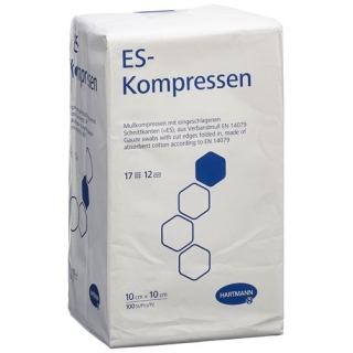 Hartmann Es Kompressen 12-fach 10x10см в пакетиках 100 штук