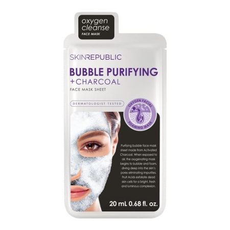 SKIN REP BUBBLE PUR CHARC FACE