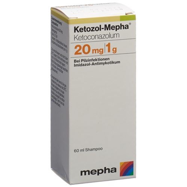 KETOZOL MEPHA SHAMP 20MG/G