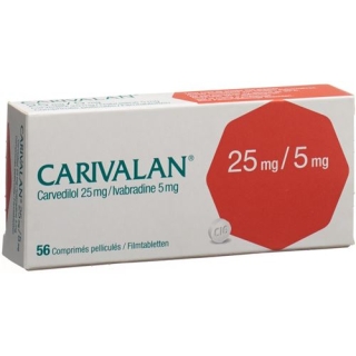 CARIVALAN FILMTABL 25MG/5MG 56