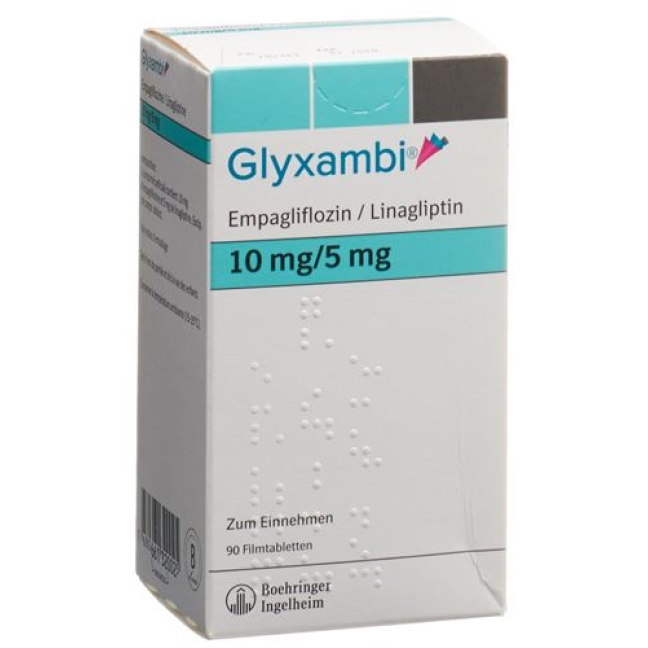 GLYXAMBI FILMTABL 10MG/5MG 90