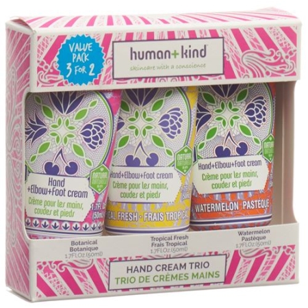 HUMAN+KIND HAND CREAM TRIO 3 T