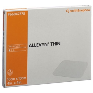 ALLEVYN THIN VERBAND 10X10CM