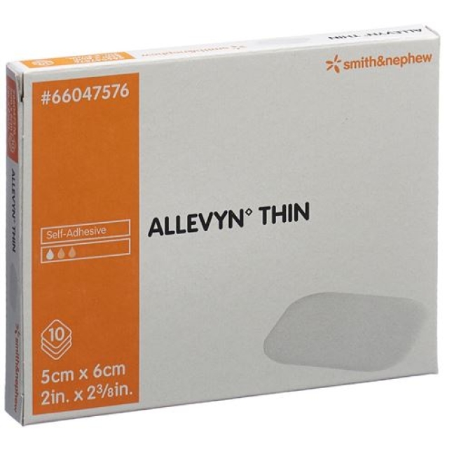 ALLEVYN THIN VERBAND 5X6CM