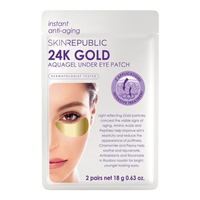 SKIN REP GOLD AQUA UND EYE PAT