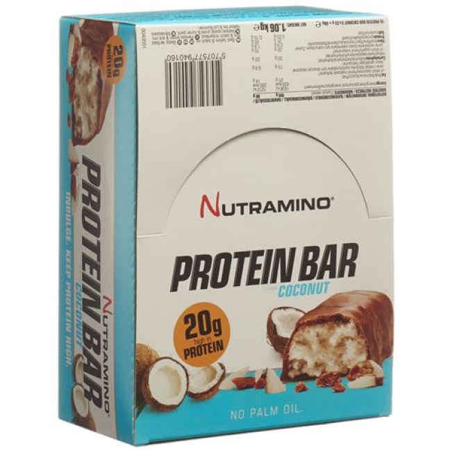 NUTRAMINO PROT BAR COCONUT