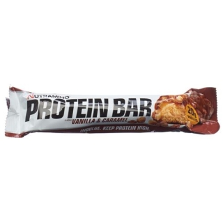 NUTRAMINO PROT BAR VANIL+CARAM