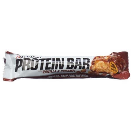 NUTRAMINO PROT BAR VANIL+CARAM
