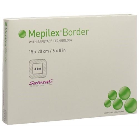 Mepilex Border Schaumverband 15x20см Silik 5 штук