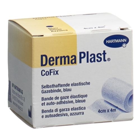 Dermaplast Cofix марлевый бинт 4смx4m Blau