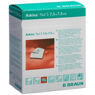 Askina Pad S Schlitzkompresse 7.5смx7.5см 30 штук