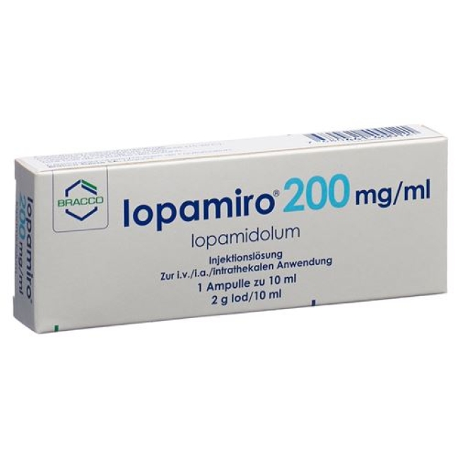 Iopamiro 200 mg/ml Ampulle 10 ml