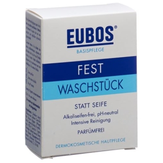 Eubos Seife Fest Unparfumiert Blau 125г