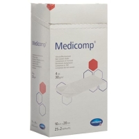 Medicomp Vlieskompressen 10x20см 4-fach 25 пакетиков 2 штуки Medicomp Vlieskompressen 10x20см 4-fach 25 пакетиков 2 штуки
