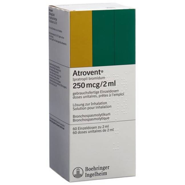 Atrovent 250 mcg/2 ml 60 X 2 ml