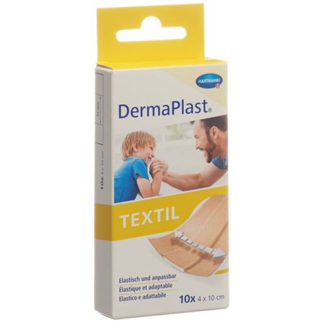 Dermaplast Textil 4смx10см 10 пластырей