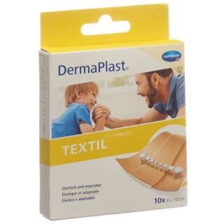 Dermaplast Textil 8смx10см 10 пластырей