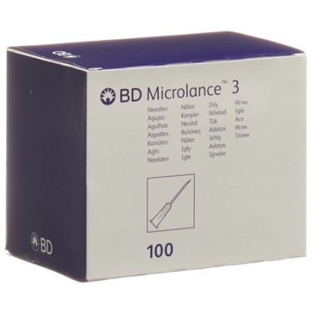 BD Microlance 3 Injektionskanule 1.2мм x 40мм Rosa 100 штук