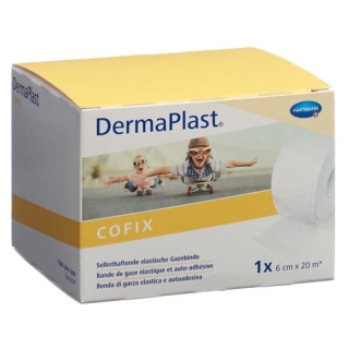 Dermaplast Cofix марлевый бинт 6смx20m Weiss