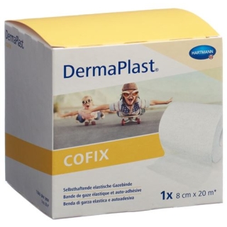 Dermaplast Cofix марлевый бинт 8смx20m Weiss