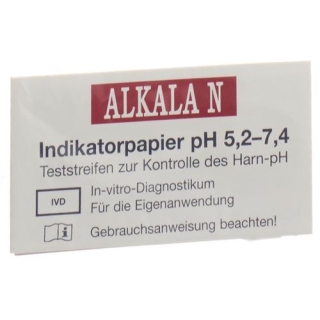 Alkala Spezialindikatorpapier Ph 5.2-7.4