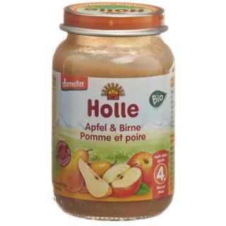 Holle Apfel Birne nach 4 Monaten Bio 190 g