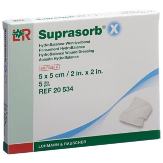 Suprasorb X повязка для ран Hydrobalance 5x5см стерильный 5 штук