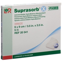 Повязка раневая Suprasorb X + PHMB HydroBalance 9x9см противомикробная Повязка раневая Suprasorb X + PHMB HydroBalance 9x9см противомикробная