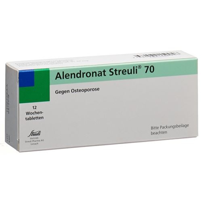 Alendronat Streuli 70 mg 12 Wochentablets