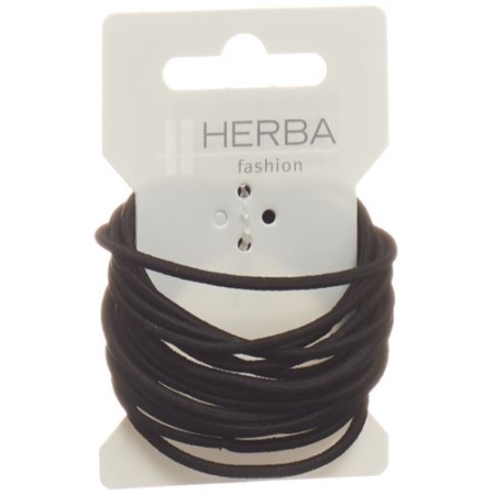 Herba Haarbinder 4.2см Schwarz 16 штук