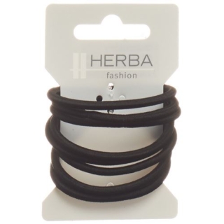 Herba Haarbinder 5см Schwarz 8 штук