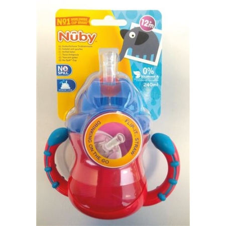 Nuby Trinkhalmtasse FlipN’Sip