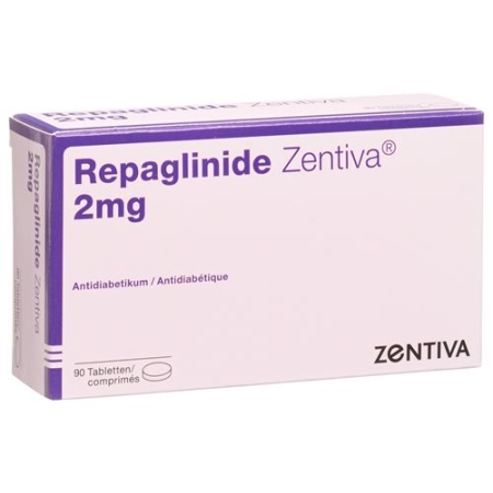 Repaglinide Zentiva 2 mg 90 tablets