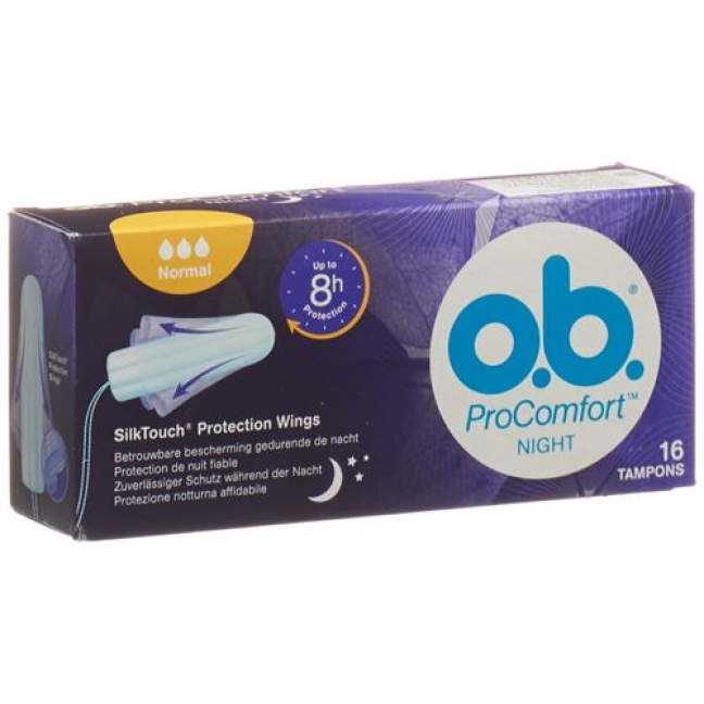 Ob Flexia Pro Comfort Tampons Night Normal 16 штук