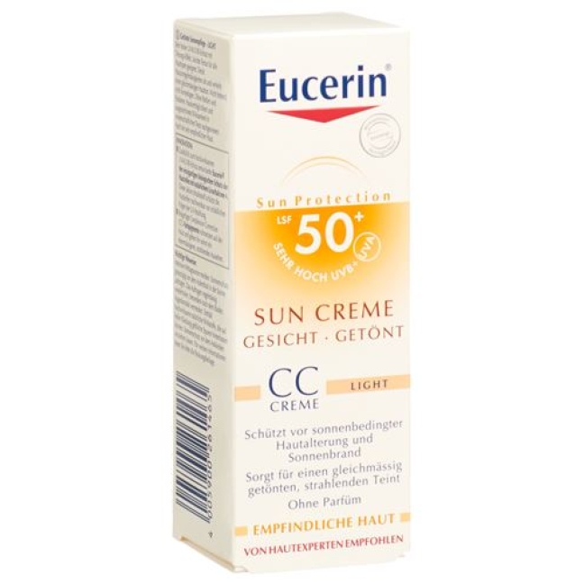 Eucerin Sun CC крем Gesicht Light SPF 50+ 50мл