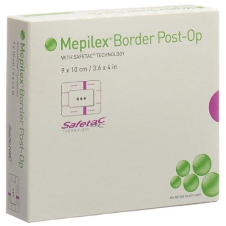 MEPILEX BORDER POST OP 9X10CM