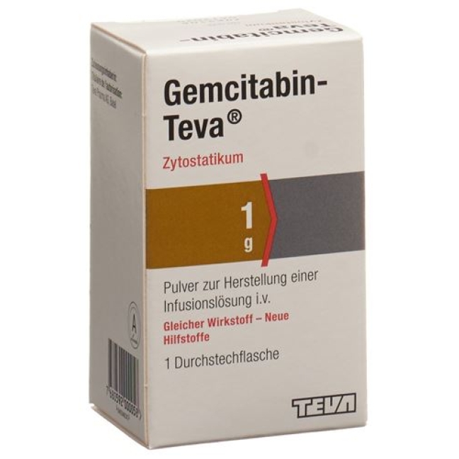 GEMCITABIN TEVA TROCKSUB 1