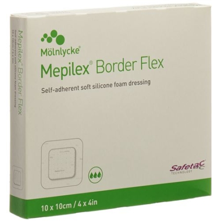 MEPILEX BORDER FLEX 10X10CM