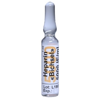 Heparin Bichsel 5000 Ie/ml Steril 100 Ampullen 1ml