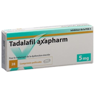 Tadalafil Axapharm Filmtabletten 5mg 84 Stück