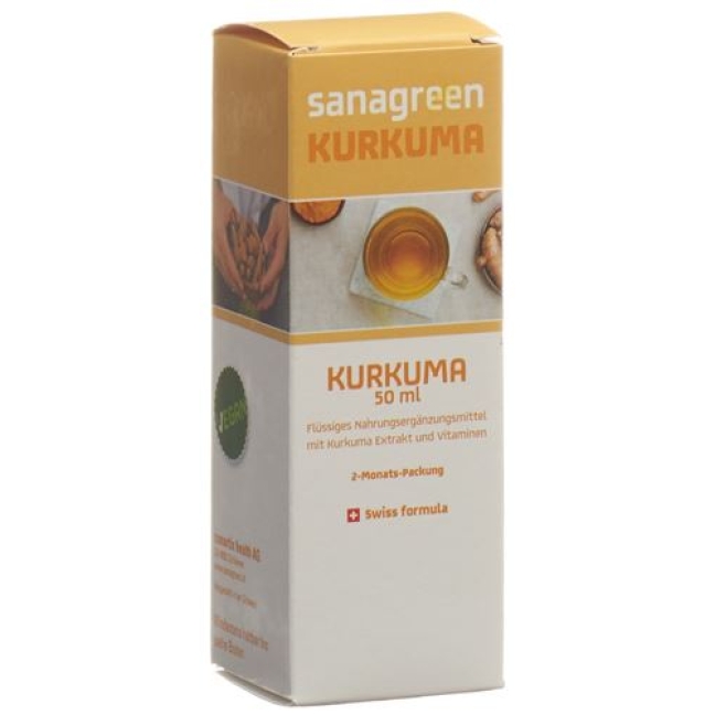 Kurkuma Sanagreen Mizell Curcuma Longa Extr 9ml