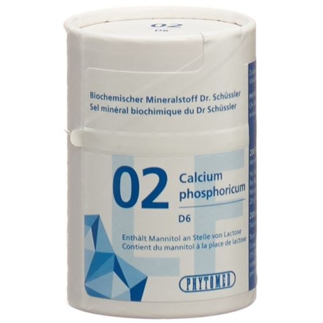 Phytomed Schüssler Nr. 2 Tabletten D 6 Lactosefrei 2000 Stück