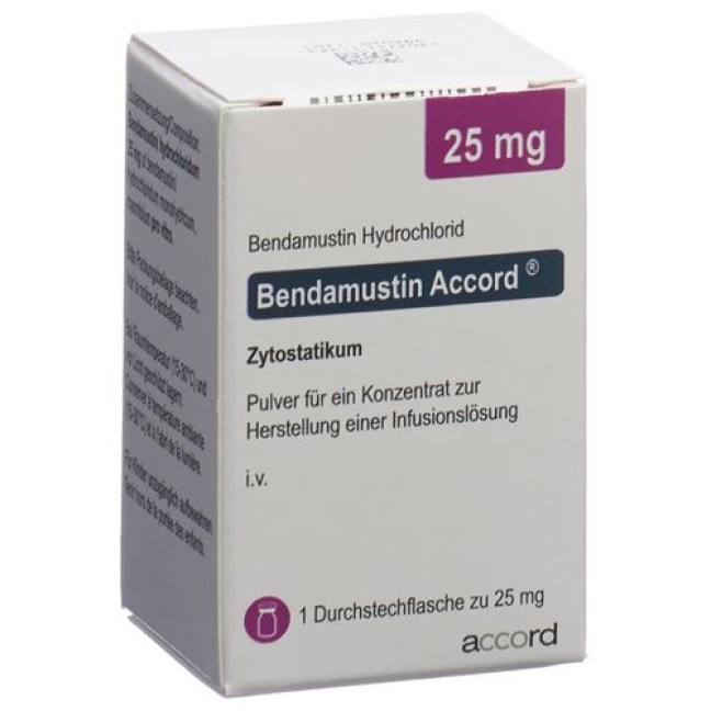 Bendamustin Accord Trockensubstanz 25mg Durchstechflasche 5 Stück