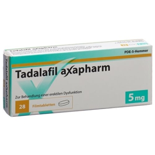 Tadalafil Axapharm Filmtabletten 5mg 84 Stück