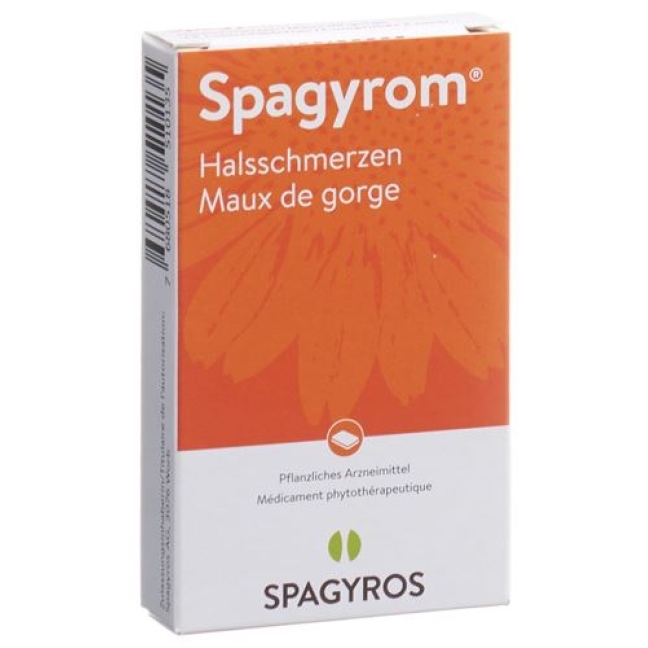 Spagyrom Halsschmerzen Lutschtabletten 22 Stück