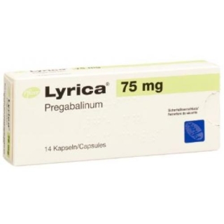 Lyrica 75 mg 14 Kaps